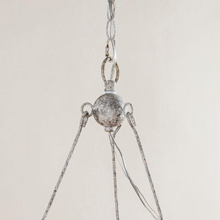 Mysilora Lustre Industriel Vintage Roue Bois Métal