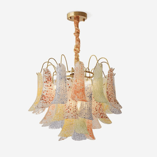 Aurora Lustre en Verre de Murano Coloré Vintage-Luire