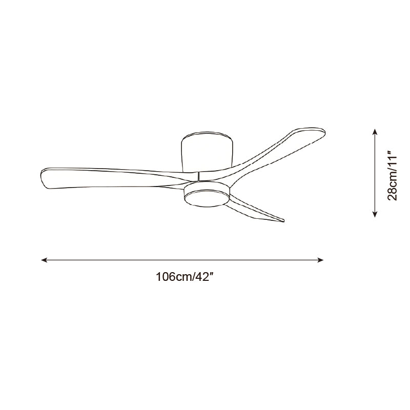Miroise Ventilateur de Plafond avec Éclairage