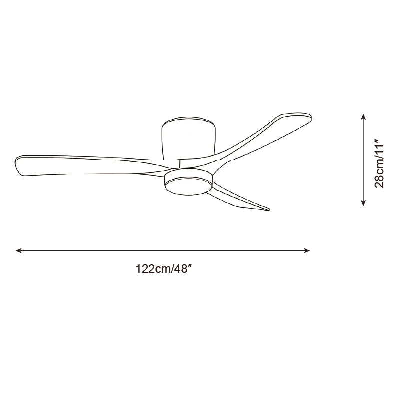 Miroise Ventilateur de Plafond avec Éclairage