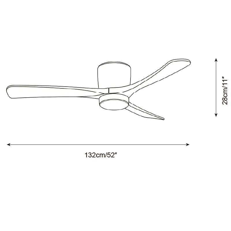 Miroise Ventilateur de Plafond avec Éclairage