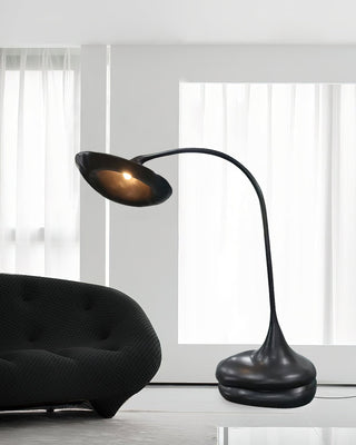Elsilora Lampe de Bureau Courbe Noire