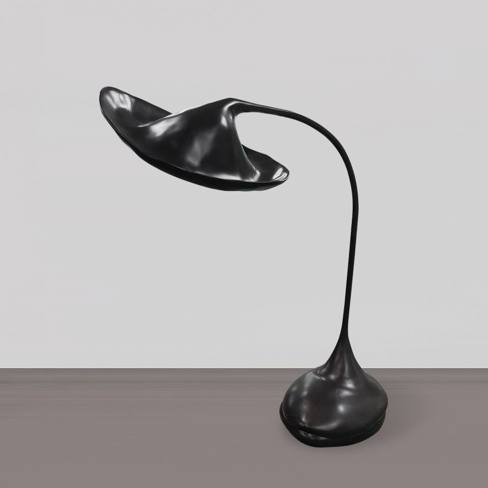 Elsilora Lampe de Bureau Courbe Noire