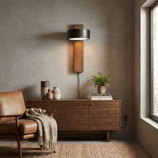 Vera Plug-in Wall Sconce-Neutral Decor