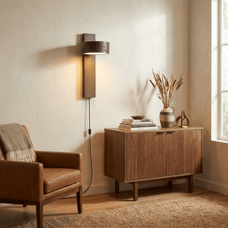 Vera Plug-in Wall Sconce-Neutral Decor