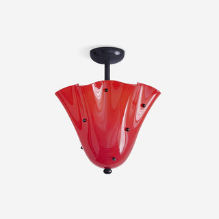Eldis Lampe Plafond Semi-Encastrée en Verre Murano-Luire