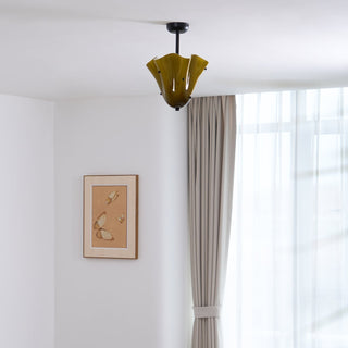 Eldis Lampe Plafond Semi-Encastrée en Verre Murano-Luire
