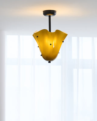 Eldis Lampe Plafond Semi-Encastrée en Verre Murano-Luire