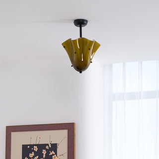 Eldis Lampe Plafond Semi-Encastrée en Verre Murano-Luire