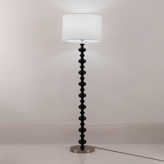 Eloisen Bois Tissu Lampadaire Minimaliste
