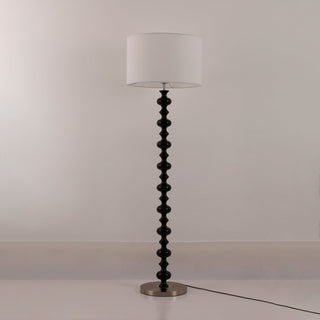 Eloisen Bois Tissu Lampadaire Minimaliste