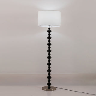 Eloisen Bois Tissu Lampadaire Minimaliste