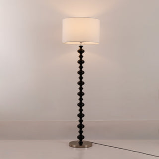Eloisen Bois Tissu Lampadaire Minimaliste