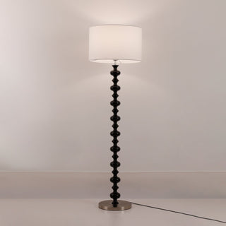 Eloisen Bois Tissu Lampadaire Minimaliste