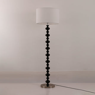 Eloisen Bois Tissu Lampadaire Minimaliste