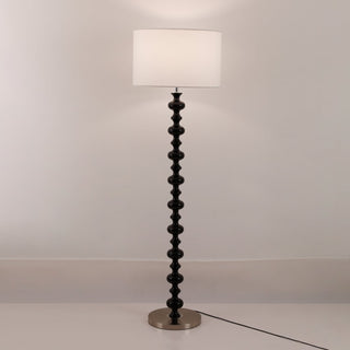 Eloisen Bois Tissu Lampadaire Minimaliste