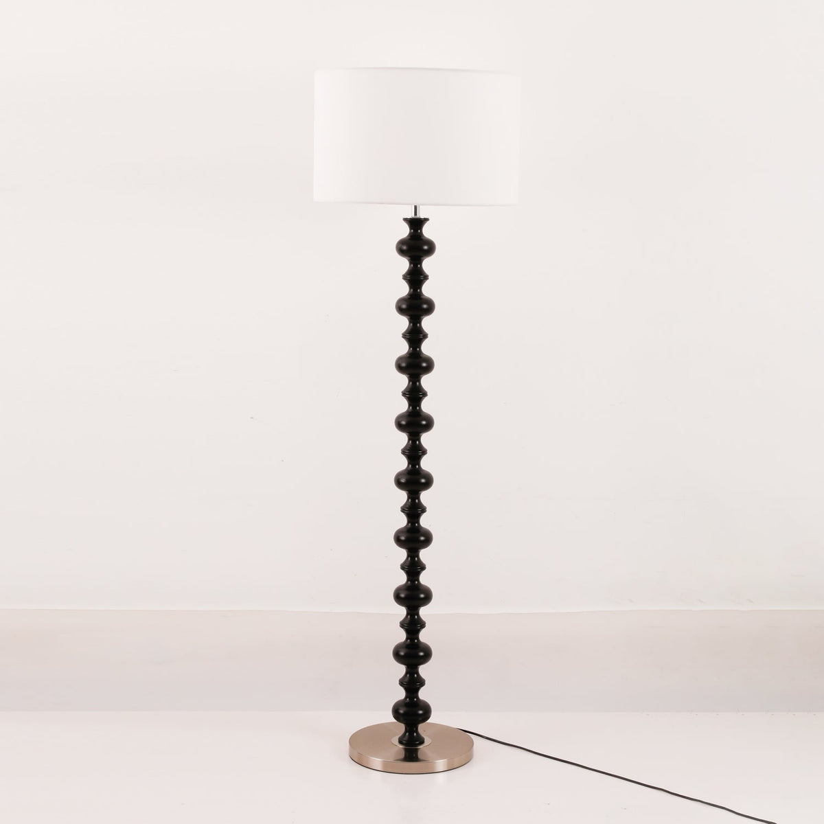 Eloisen Bois Tissu Lampadaire Minimaliste