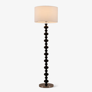 Eloisen Bois Tissu Lampadaire Minimaliste