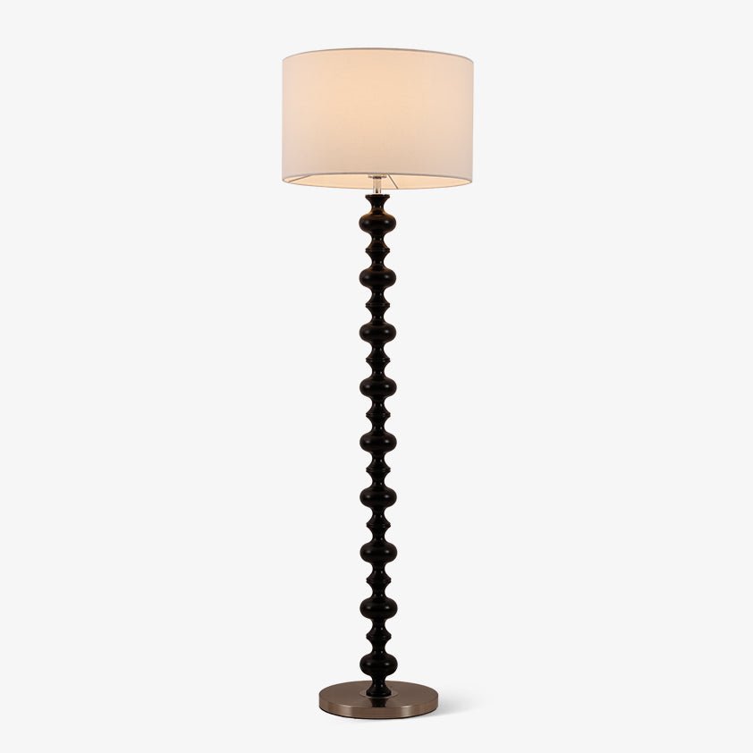 Eloisen Bois Tissu Lampadaire Minimaliste