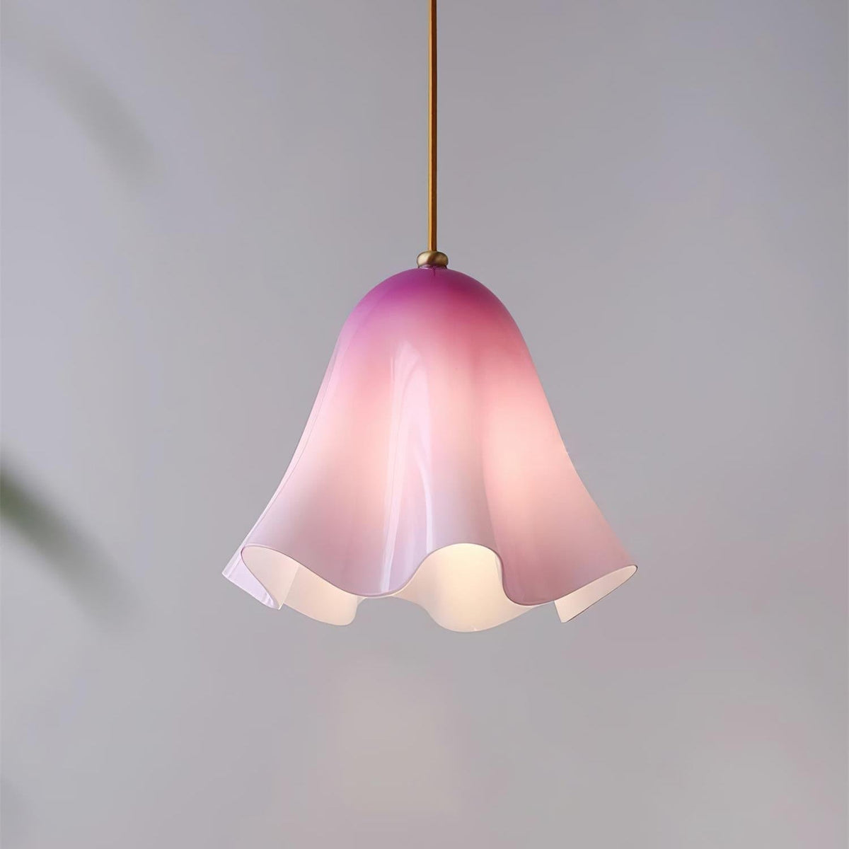 Arden Bell Glass Pendant Light-Neutral Decor