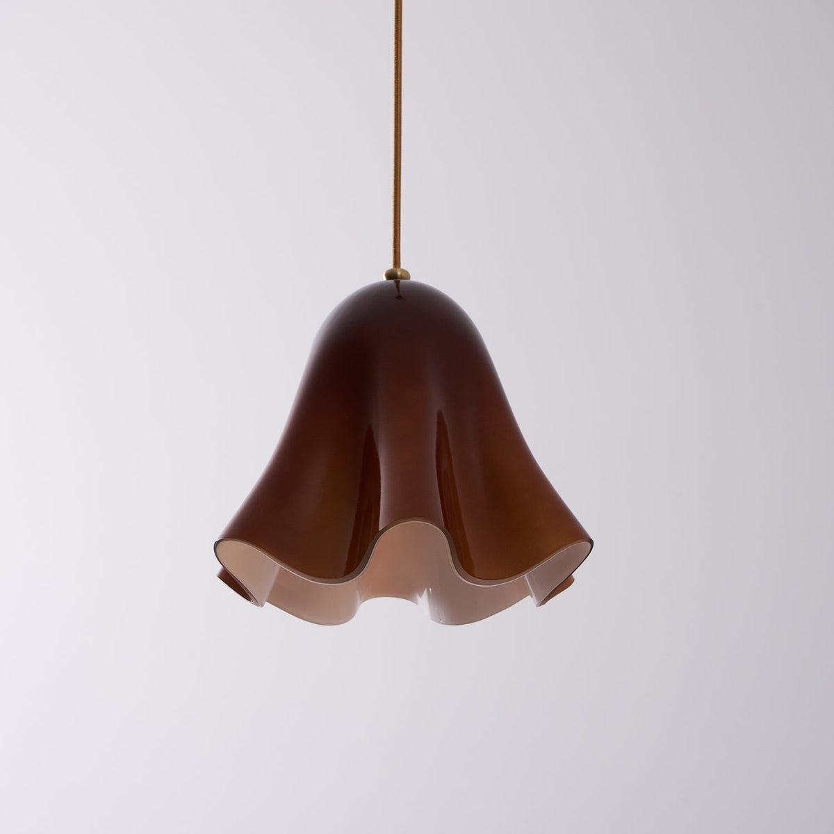 Arden Bell Glass Pendant Light-Neutral Decor