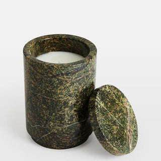 Verdant Stone Candle Holder-Neutral Decor