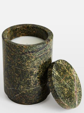 Verdant Stone Candle Holder-Neutral Decor