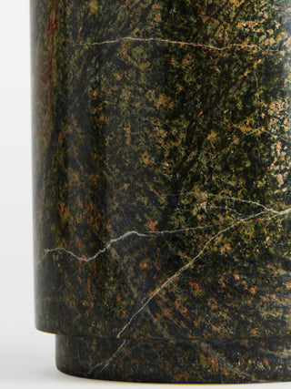 Verdant Stone Candle Holder-Neutral Decor
