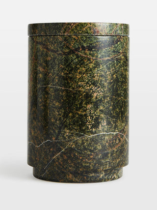 Verdant Stone Candle Holder-Neutral Decor