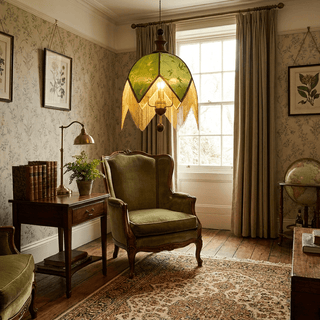 Verdant Fringe Pendant Light-Neutral Decor