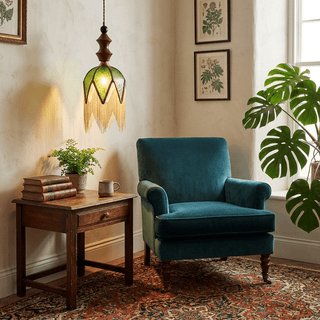 Verdant Tassel Pendant Light-Neutral Decor