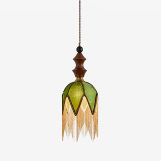Verdant Tassel Pendant Light-Neutral Decor