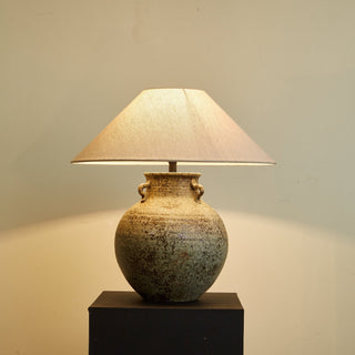 Doria Lampe de Table avec Poignée Verdigris