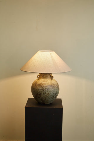 Doria Lampe de Table avec Poignée Verdigris