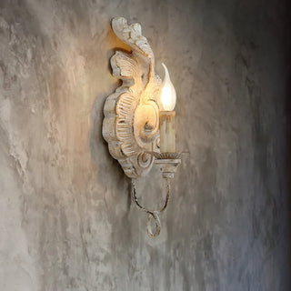 Olsilel Applique Murale Résine Métal Élégance Vintage