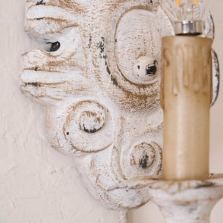 Olsilel Applique Murale Résine Métal Élégance Vintage