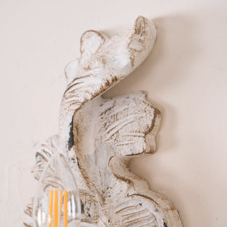 Olsilel Applique Murale Résine Métal Élégance Vintage