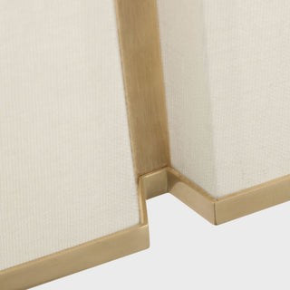 Columnar Fabric Sconce-Neutral Decor