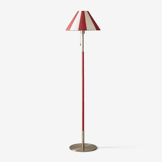 Verona Striped Floor Lamp-Neutral Decor
