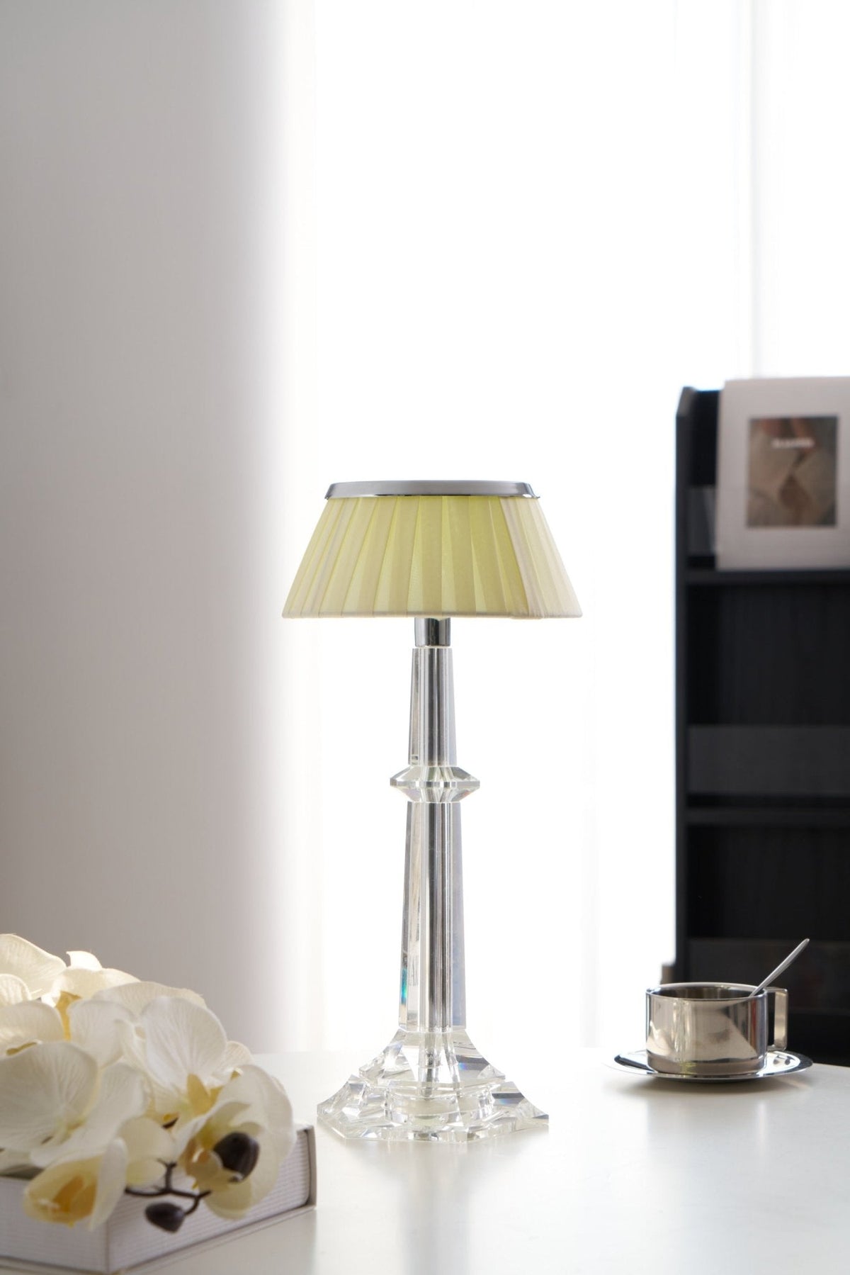 Haloza Lampe de Table en Tissu Luxueuse