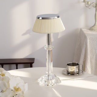 Haloza Lampe de Table en Tissu Luxueuse