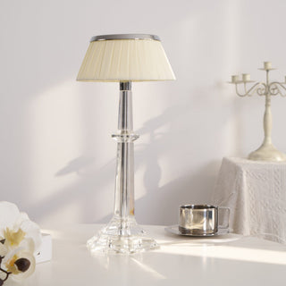 Haloza Lampe de Table en Tissu Luxueuse