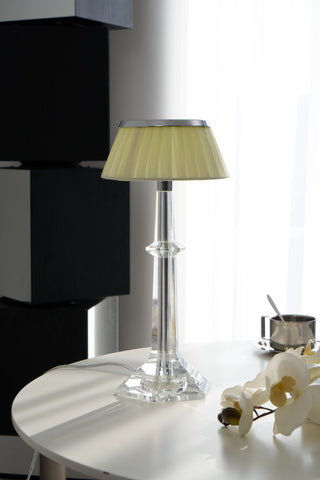 Haloza Lampe de Table en Tissu Luxueuse