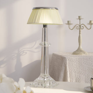 Haloza Lampe de Table en Tissu Luxueuse