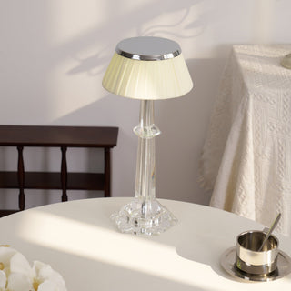 Haloza Lampe de Table en Tissu Luxueuse