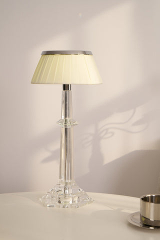 Haloza Lampe de Table en Tissu Luxueuse