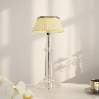 Haloza Lampe de Table en Tissu Luxueuse
