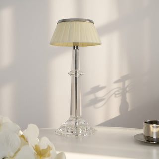 Haloza Lampe de Table en Tissu Luxueuse