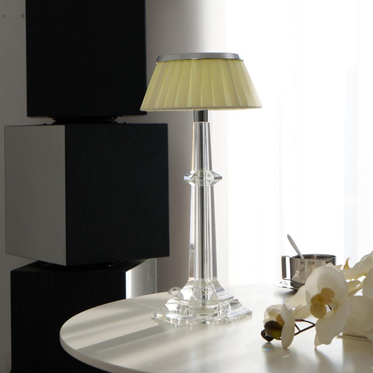 Haloza Lampe de Table en Tissu Luxueuse