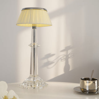 Haloza Lampe de Table en Tissu Luxueuse